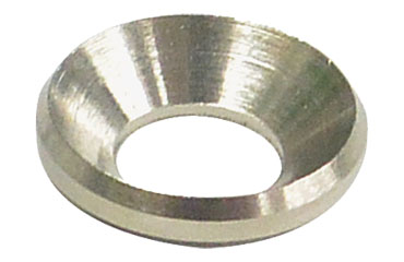 黄銅 ビスデコキャップ用座金 (M4皿ねじ山型座金)(大里品)